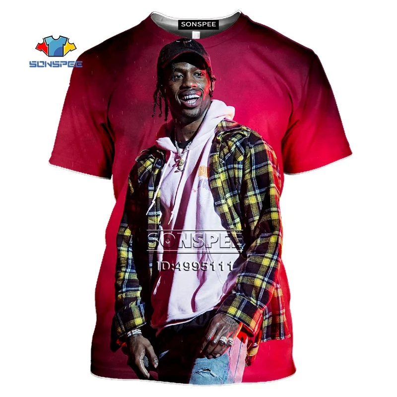 SONSPEE American Rapper Travis Scott 3D Printed Women Men's T-shirt Summer T shirt Harajuku Casual Short Sleeve Tee Shirts Tops
SONSPEE American Rapper Travis Scott 3D Printed Women Men's T-shirt Summer T shirt Harajuku Casual Short Sleeve Tee Shirts Tops