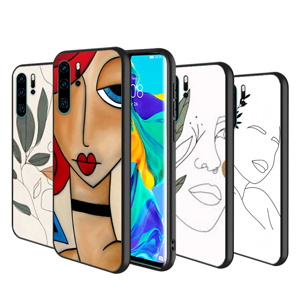 Phone Case Abstract Art Line For Huawei P40 P30 P20 P50 Pro Plus P10 P9 P8 Lite 2019 2017 RU E Mini Soft Black Cover
Phone Case Abstract Art Line For Huawei P40 P30 P20 P50 Pro Plus P10 P9 P8 Lite 2019 2017 RU E Mini Soft Black Cover