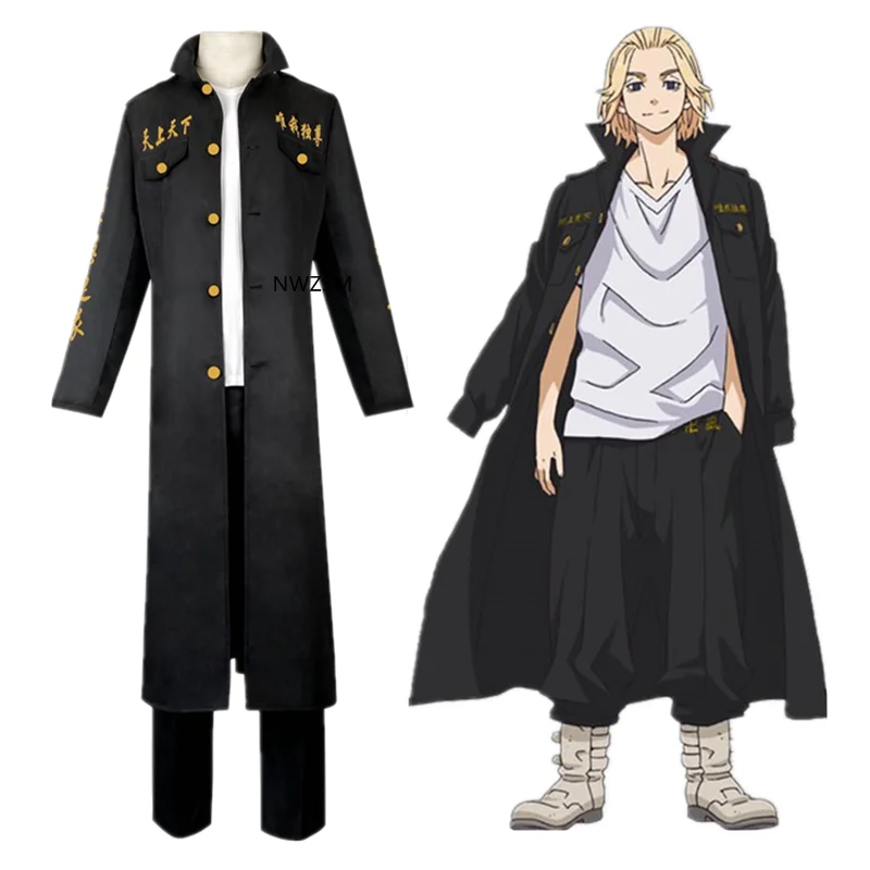 Anime Tokyo Revengers Manjiro Sano Cosplay Costume Tokyo Manji Gang Llaveros Uniform Embroidery Jacket Pants Halloween Clothes 
Anime Tokyo Revengers Manjiro Sano Cosplay Costume Tokyo Manji Gang Llaveros Uniform Embroidery Jacket Pants Halloween Clothes