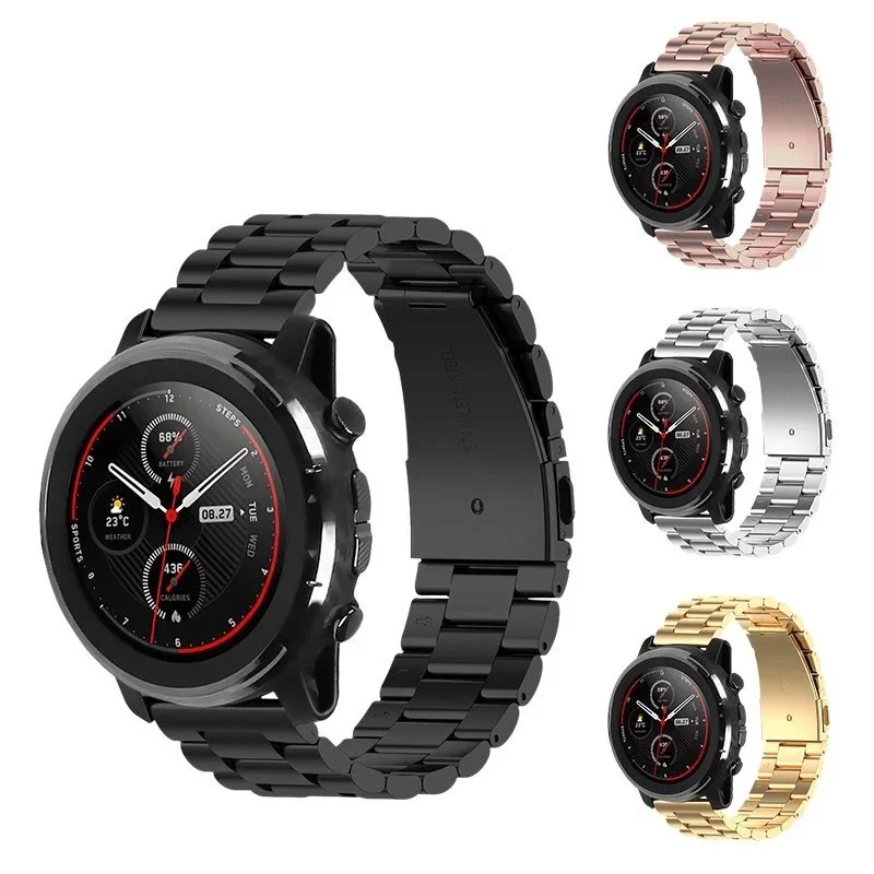 Strap For Huami Amazfit Stratos 3 For Xiaomi Amazfit GTR 2 2e Metal Band GTS GTR2 Bracelet Smart watch Wrist straps Watchband
Strap For Huami Amazfit Stratos 3 For Xiaomi Amazfit GTR 2 2e Metal Band GTS GTR2 Bracelet Smart watch Wrist straps Watchband