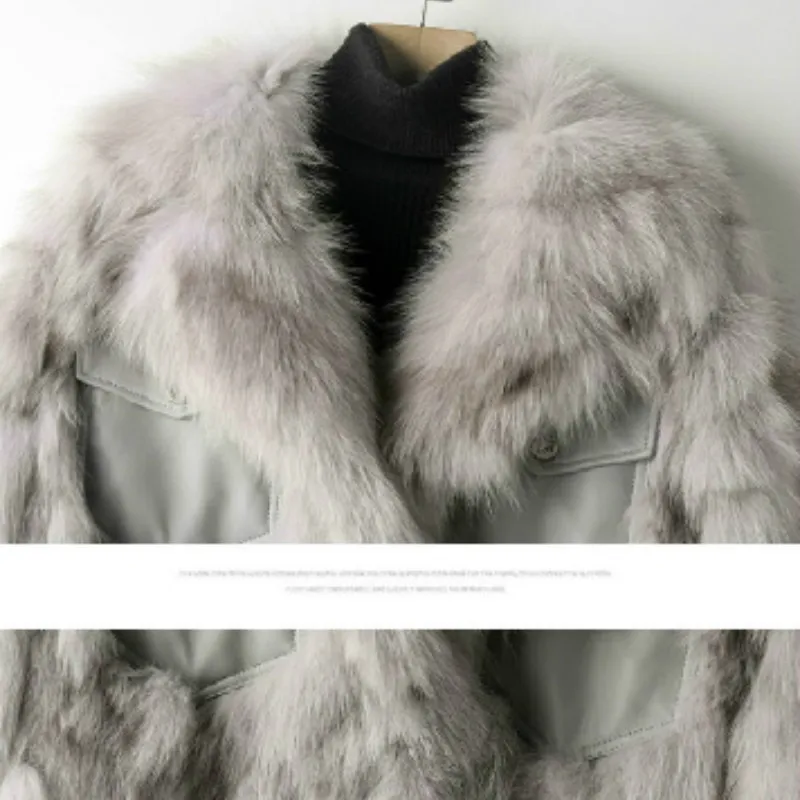2020 new Women Autumn Winter Natural Fox Fur Coat Women Fashion Women Coats Female Short Jackets
2020 new Women Autumn Winter Natural Fox Fur Coat Women Fashion Women Coats Female Short Jackets