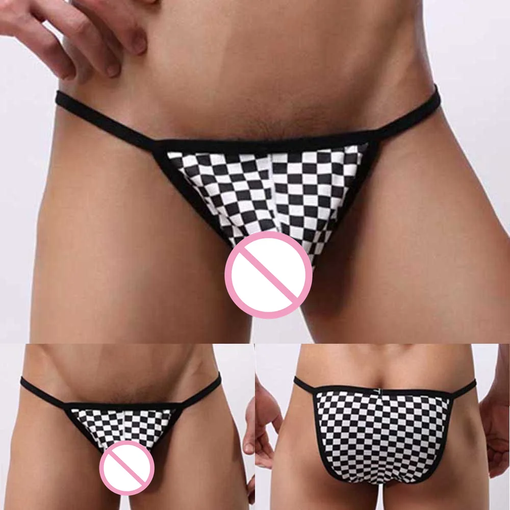 Men's Sexy Briefs Jockstrap Gay Slip Thongs Male Sexy U Pouch Panties Underwear Fashion Black And White Plaid Comfortable Thong
Men's Sexy Briefs Jockstrap Gay Slip Thongs Male Sexy U Pouch Panties Underwear Fashion Black And White Plaid Comfortable Thong