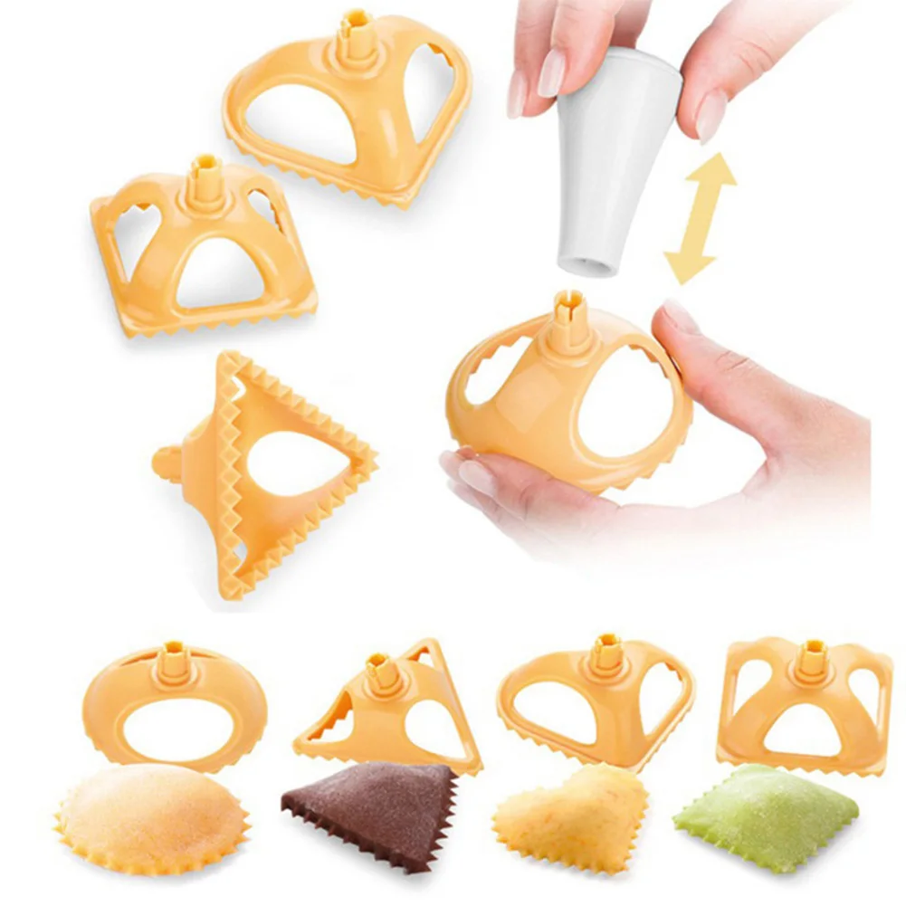 Four-piece Italian Dumplings Making Set Household Dumpling Mould Triangle Round Kitchen Four-piece Dumpling-making Tool Sets
Four-piece Italian Dumplings Making Set Household Dumpling Mould Triangle Round Kitchen Four-piece Dumpling-making Tool Sets