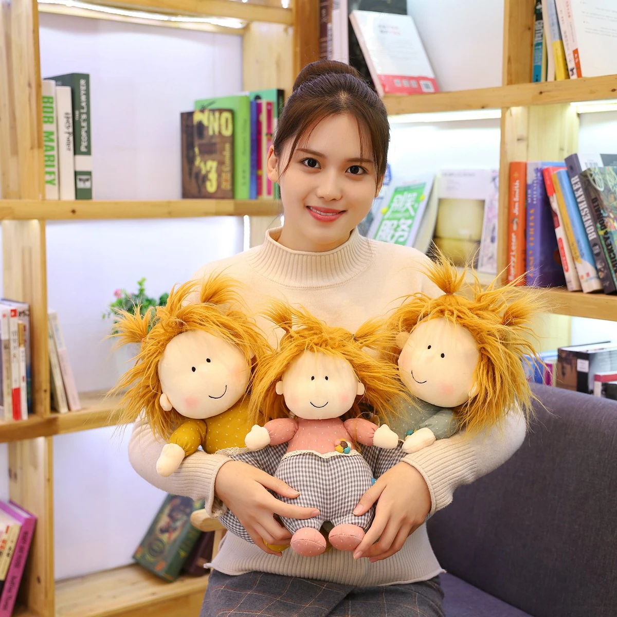 Kawaii cute net celebrity little fan girl creative doll pillow car room decoration baby sleep toy pet supplies doll machine
Kawaii cute net celebrity little fan girl creative doll pillow car room decoration baby sleep toy pet supplies doll machine