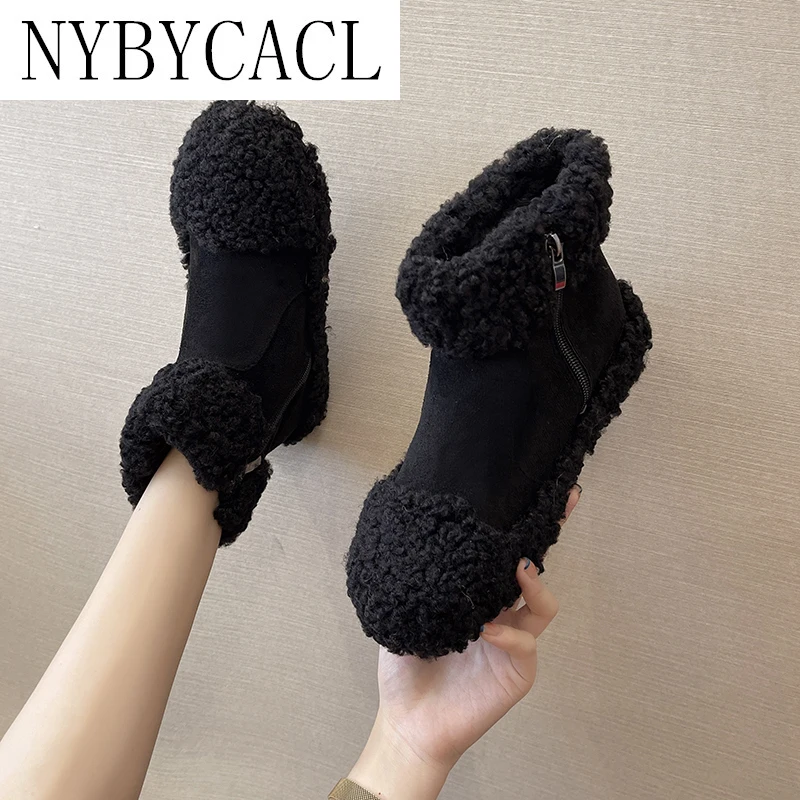 NYBYCACLVlevet Ankle Boots for Women Winter Shoes Flat 2022New Ladies Winter Boots Winter Snow Boots for Women Bota Mujer Plush
NYBYCACLVlevet Ankle Boots for Women Winter Shoes Flat 2022New Ladies Winter Boots Winter Snow Boots for Women Bota Mujer Plush