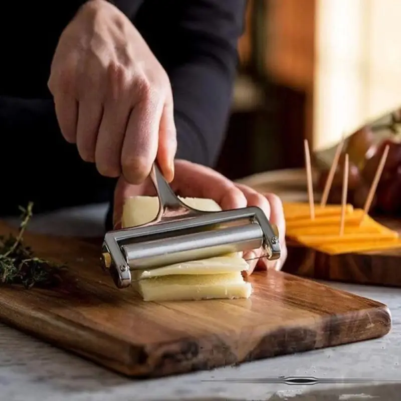 1Pc Kitchen Gadgets Cheese Slicer Adjustable Cheese Scraper Butter Non-stick Cheese Butter Cutter Home Kitchen Cutting Tool
1Pc Kitchen Gadgets Cheese Slicer Adjustable Cheese Scraper Butter Non-stick Cheese Butter Cutter Home Kitchen Cutting Tool
