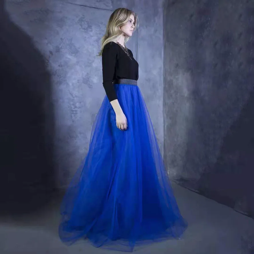 Sweden Girls Blue Tulle Skirts Under Long Custom Made Floor Length Vintage Elastic Waist Vestidos Female Adult Bottoms Prom Gown
Sweden Girls Blue Tulle Skirts Under Long Custom Made Floor Length Vintage Elastic Waist Vestidos Female Adult Bottoms Prom Gown