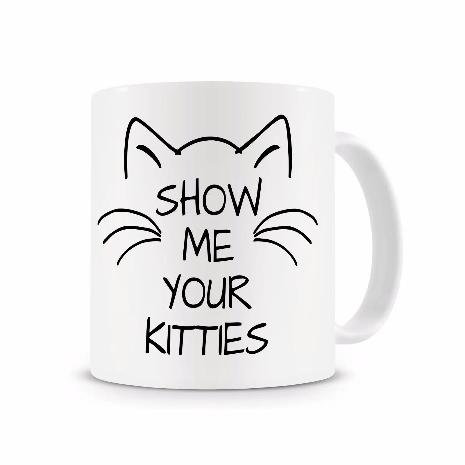 Кружка Покажи мне ваших котят забавная кофейная кружка Crazy Cat Lady Кот с ложкой для