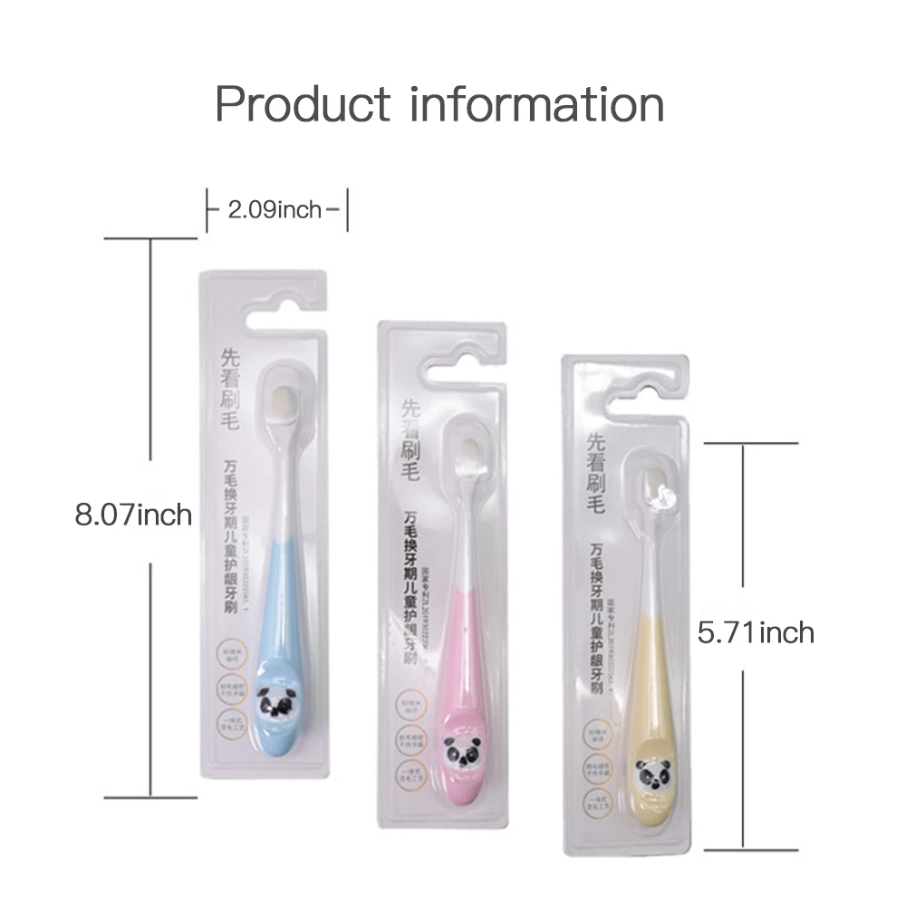 Kids Toothbrush Cartoon Training Toothbrushes Super Soft Baby Dental Care Tooth Brush Candy Color Baby Accessories
Kids Toothbrush Cartoon Training Toothbrushes Super Soft Baby Dental Care Tooth Brush Candy Color Baby Accessories