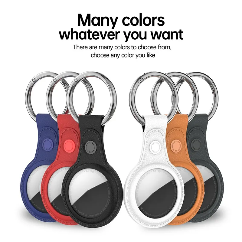 For Airtags Leather Case Keychain Protective Sleeve For Airtag Tracker Locator Device Anti-lost Case For airtag
For Airtags Leather Case Keychain Protective Sleeve For Airtag Tracker Locator Device Anti-lost Case For airtag