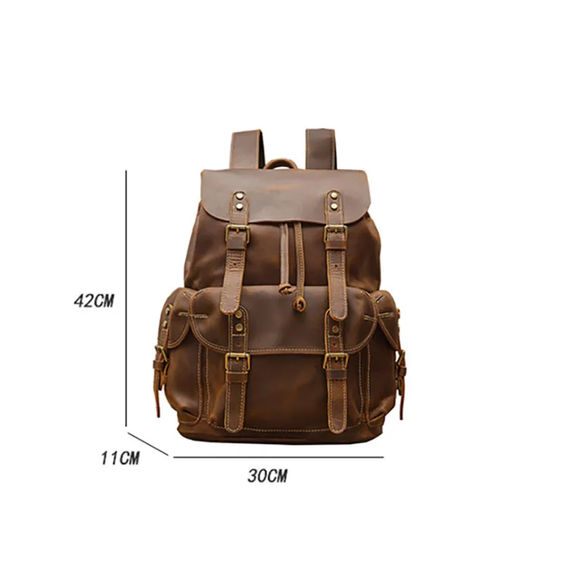 AETOO Handmade retro cowhide backpack, men's personality trend leather men's bag, trendy leisure travel bag
AETOO Handmade retro cowhide backpack, men's personality trend leather men's bag, trendy leisure travel bag