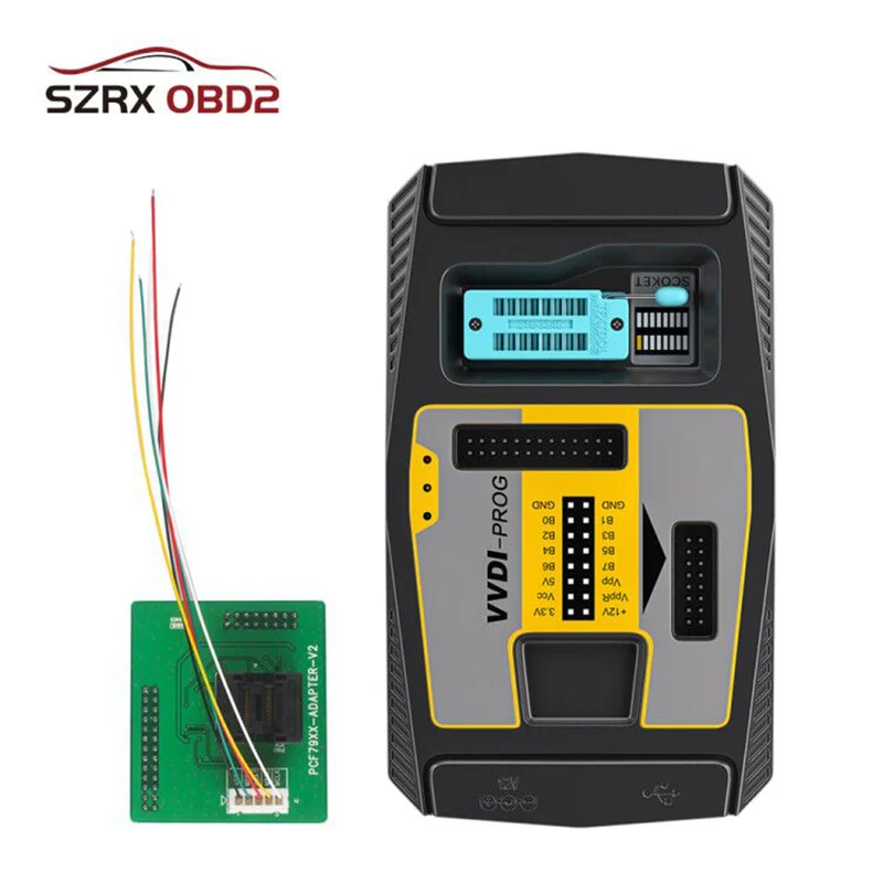 Программатор Xhorse VVDI Prog, оригинальный ключевой инструмент V5.0.4 для BMW ISN, функции чтения, поддержка обновления Plus PCF79XX, адаптер
Программатор Xhorse VVDI Prog, оригинальный ключевой инструмент V5.0.4 для BMW ISN, функции чтения, поддержка обновления Plus PCF79XX, адаптер