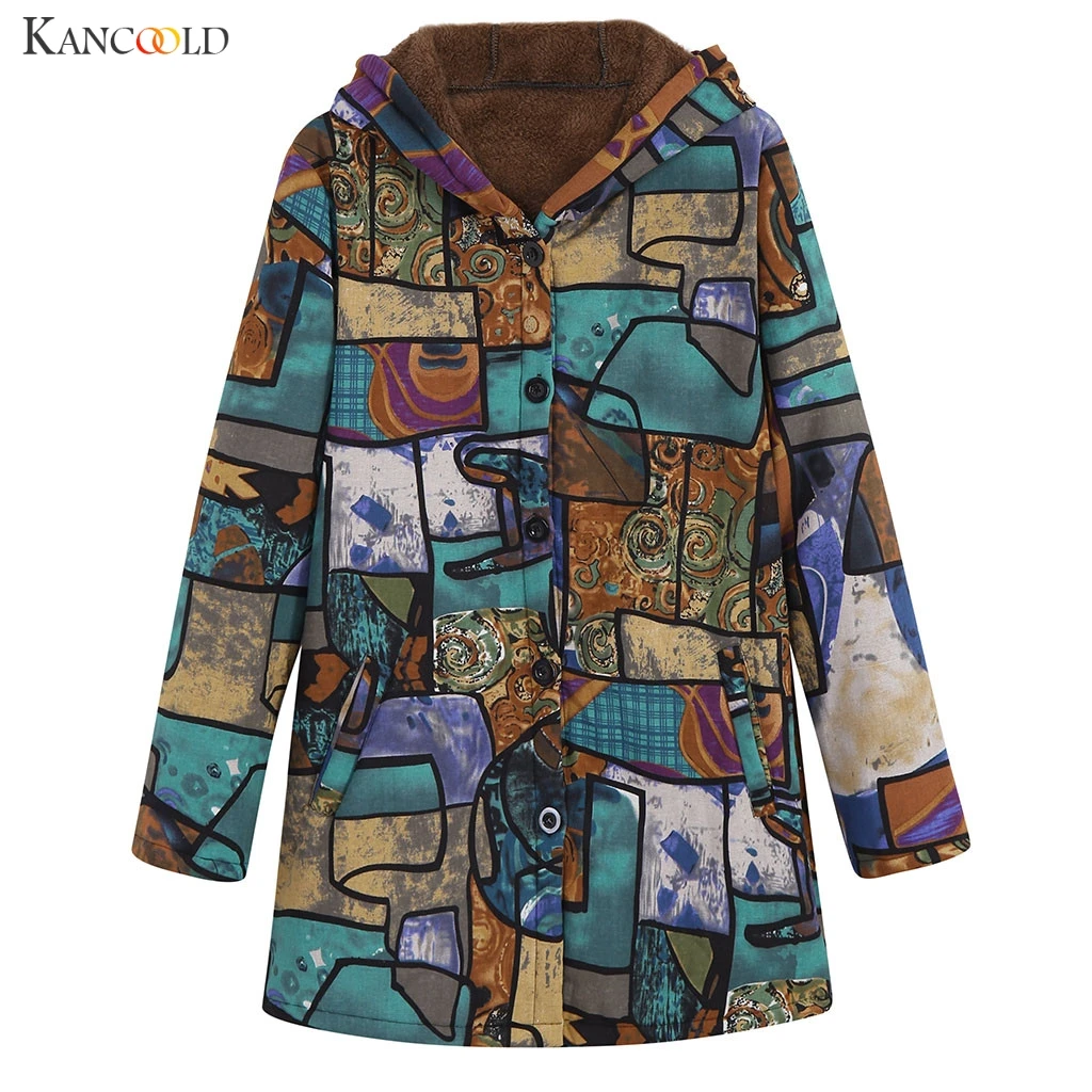 KANCOOLD coats Womens Winter Warm Outwear Floral Print Hooded Pockets Vintage Oversize fashion new Coat women 2019NOV25
KANCOOLD coats Womens Winter Warm Outwear Floral Print Hooded Pockets Vintage Oversize fashion new Coat women 2019NOV25