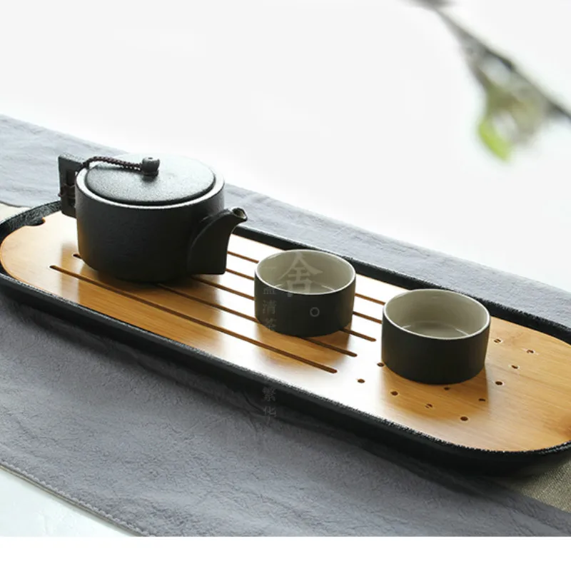Black Pottery Tea Set Zen Tea Health Teaset Large Capacity Teapot Teacup Travel Home 3 Pieces Juego De Te Home Decor BE50TT
Black Pottery Tea Set Zen Tea Health Teaset Large Capacity Teapot Teacup Travel Home 3 Pieces Juego De Te Home Decor BE50TT