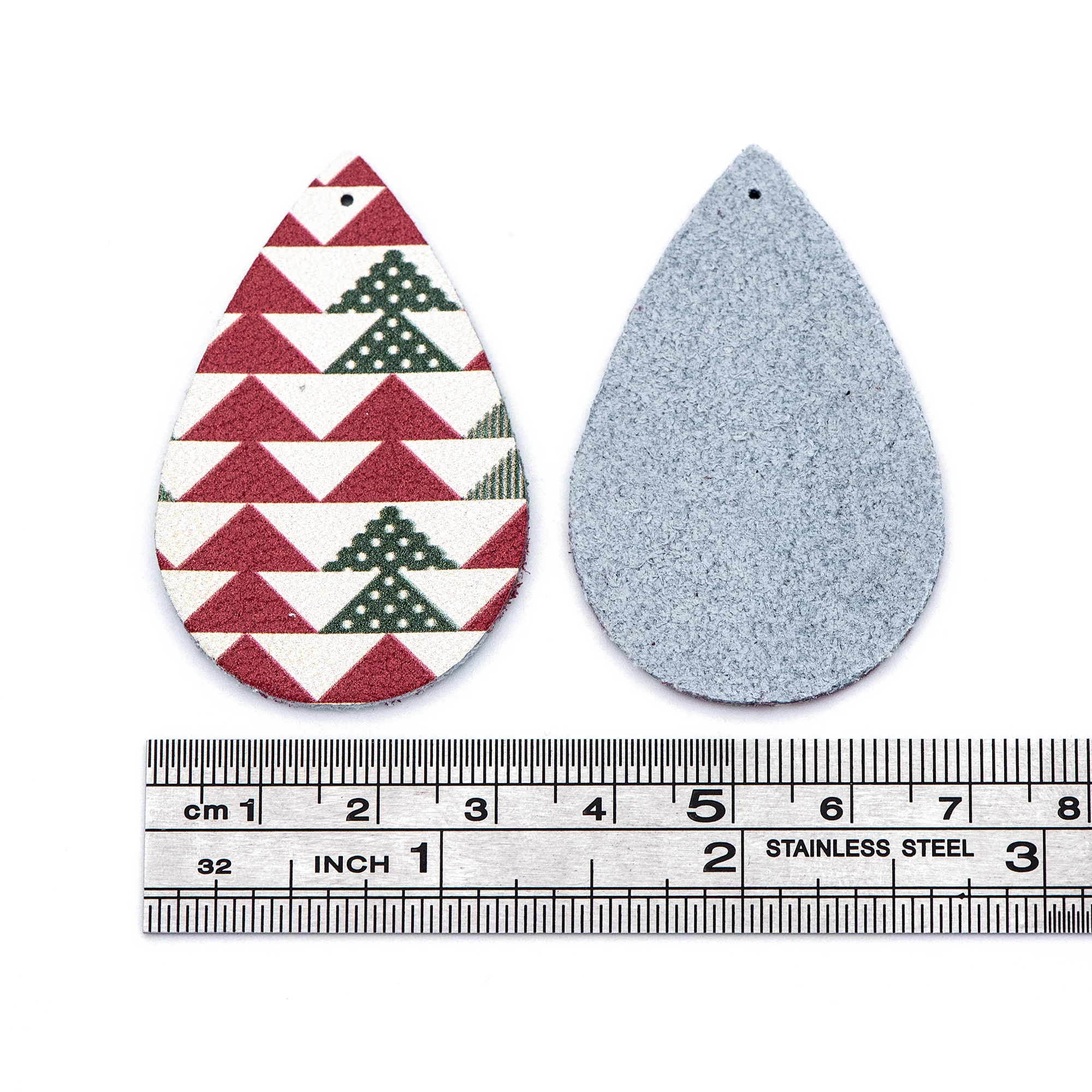 4pcs Genuine Leather Teardrop Charms 50x32mm, Geometric Snowflake Leather Pendants, Christmas Jewelry Supplies (FB-074-4)
4pcs Genuine Leather Teardrop Charms 50x32mm, Geometric Snowflake Leather Pendants, Christmas Jewelry Supplies (FB-074-4)
