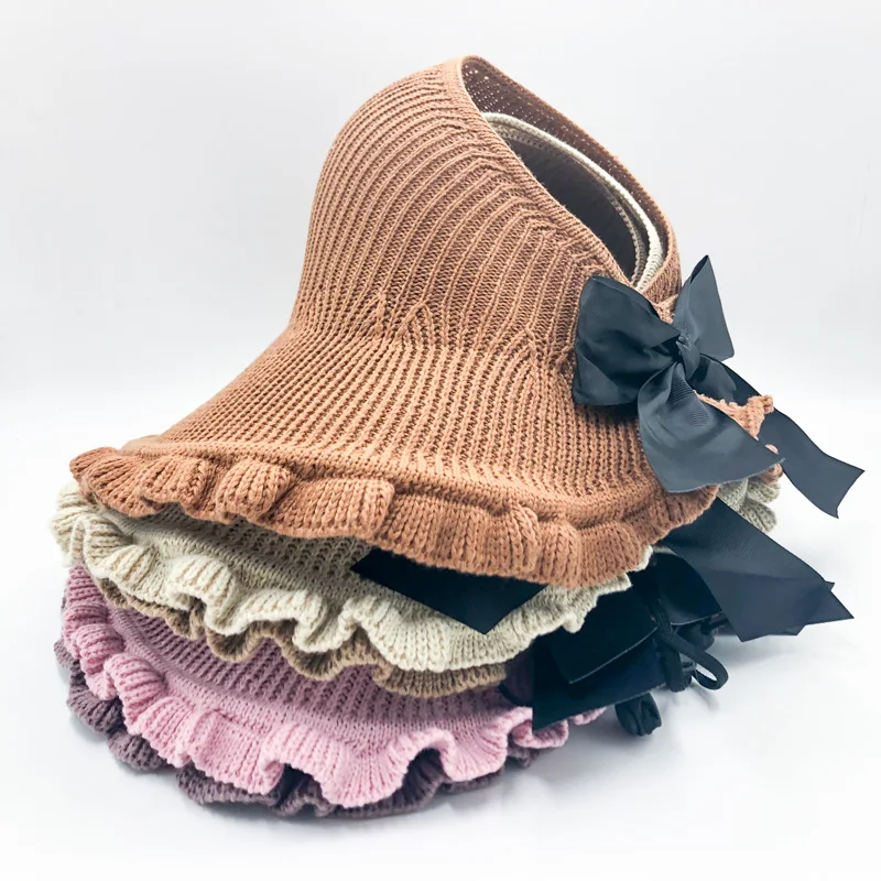 Women Summer Visors Hat Foldable Sun Hat Wide Large Brim Beach Hats Straw Hat chapeau femme Beach UV Protection Cap Chapeu
Women Summer Visors Hat Foldable Sun Hat Wide Large Brim Beach Hats Straw Hat chapeau femme Beach UV Protection Cap Chapeu