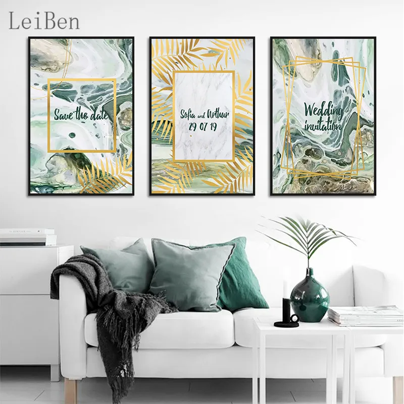 Abstract Unique Colorful Green Marble Poster Golden Leaves Canvas Paintings Wall Art Pictures for Living Room Modern Home Decor
Abstract Unique Colorful Green Marble Poster Golden Leaves Canvas Paintings Wall Art Pictures for Living Room Modern Home Decor