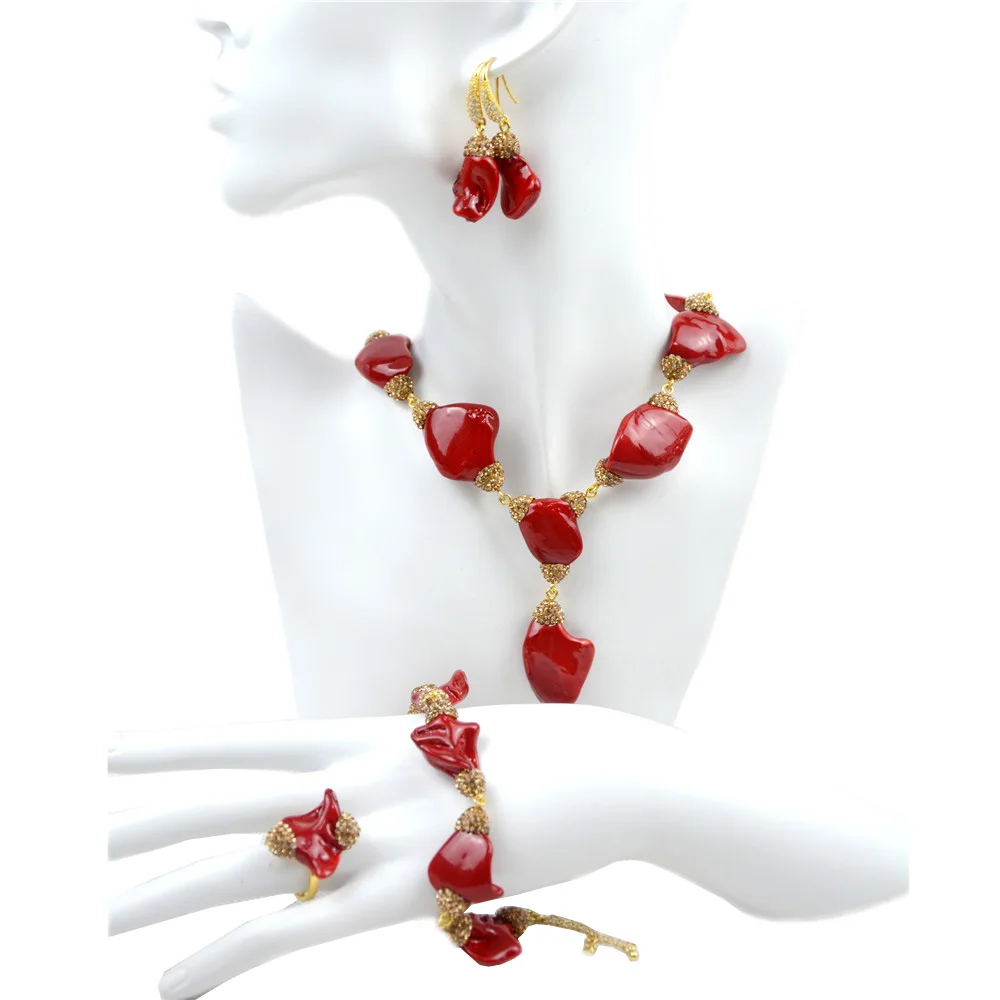 4pcs Jewelry Set Baroque Freshwater Pearl Necklace Bracelet Earrings Ring Gold Color Crystal Pendant Bridal Wedding Party Gifts
4pcs Jewelry Set Baroque Freshwater Pearl Necklace Bracelet Earrings Ring Gold Color Crystal Pendant Bridal Wedding Party Gifts
