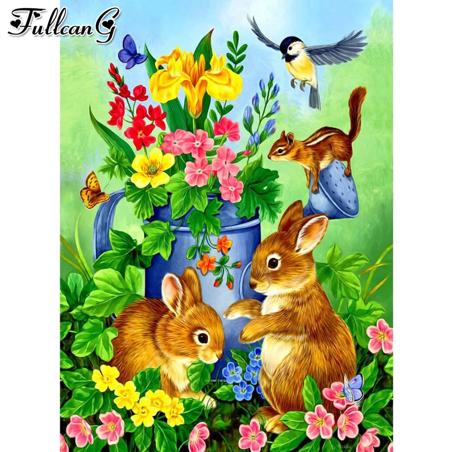 Rabbit Animal 5D DIY Diamond Painting Full Diamond Embroidery Birds Flowers Rhinestone Cross Stitch Pictures Decoration AA3067
Rabbit Animal 5D DIY Diamond Painting Full Diamond Embroidery Birds Flowers Rhinestone Cross Stitch Pictures Decoration AA3067