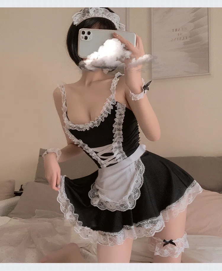 Lolita Hot Costume Babydoll Dress Uniform Erotic Role Play Cute Live Show Lace Women Sexy Lingerie Cosplay Costumes Maid Servant 
Lolita Hot Costume Babydoll Dress Uniform Erotic Role Play Cute Live Show Lace Women Sexy Lingerie Cosplay Costumes Maid Servant