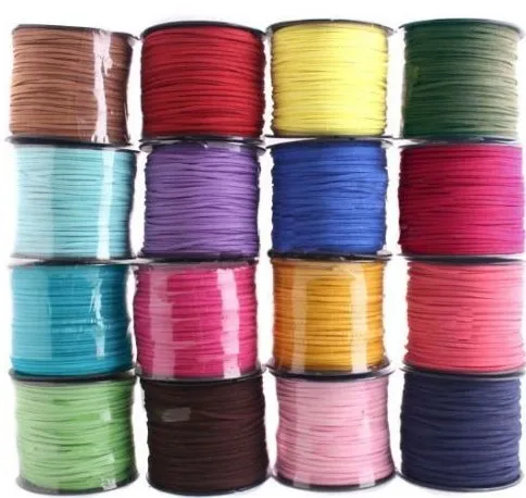 yrt34g 100M 3mm x 1 5mm Multicolor Flat Faux Suede Korean Velvet Leather Cord DIY Rope For Bracelet Necklace crystal
yrt34g 100M 3mm x 1 5mm Multicolor Flat Faux Suede Korean Velvet Leather Cord DIY Rope For Bracelet Necklace crystal