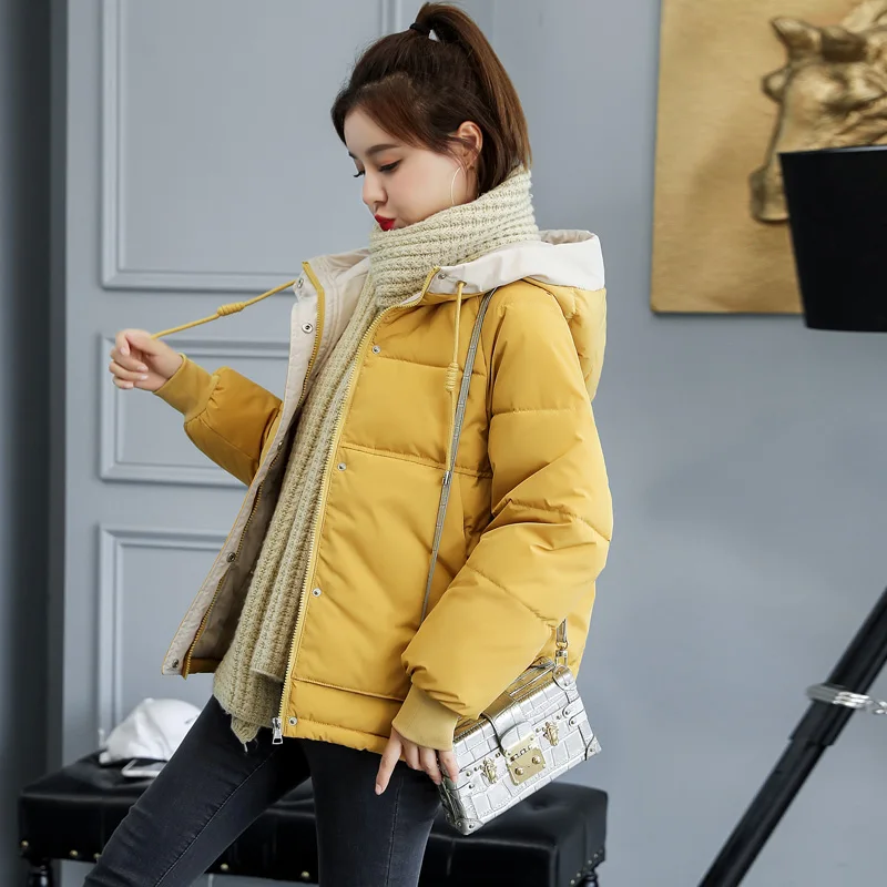 Women Winter Fleece Parkas Coat New Korean Casual Jackets Cotton Hooded Windproof Warm Red Khaki Velvet Coat for Women
Women Winter Fleece Parkas Coat New Korean Casual Jackets Cotton Hooded Windproof Warm Red Khaki Velvet Coat for Women