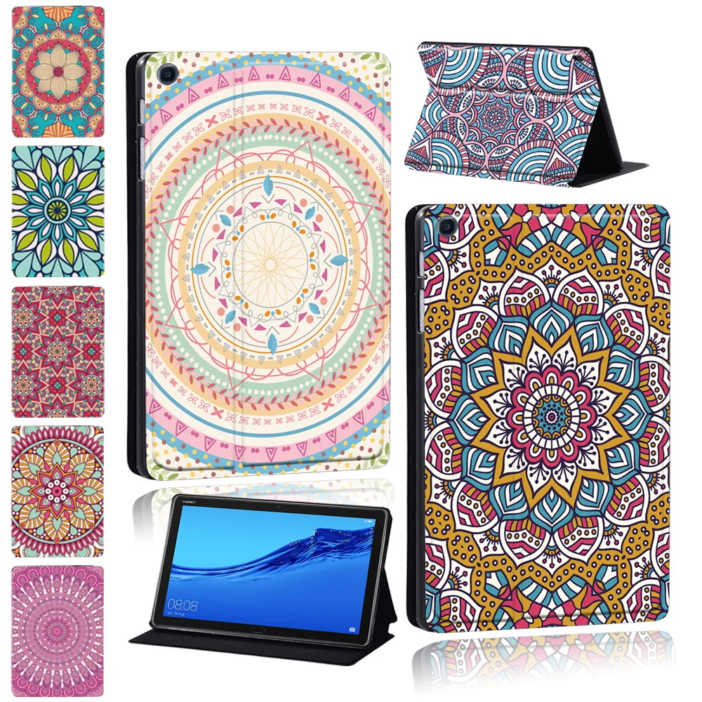 For Huawei MediaPad M5 Lite/M5 10.8 Inch Tablet Case Mandala Pattern Case Leather Tablet Stand Folio Cover + Stylus
For Huawei MediaPad M5 Lite/M5 10.8 Inch Tablet Case Mandala Pattern Case Leather Tablet Stand Folio Cover + Stylus