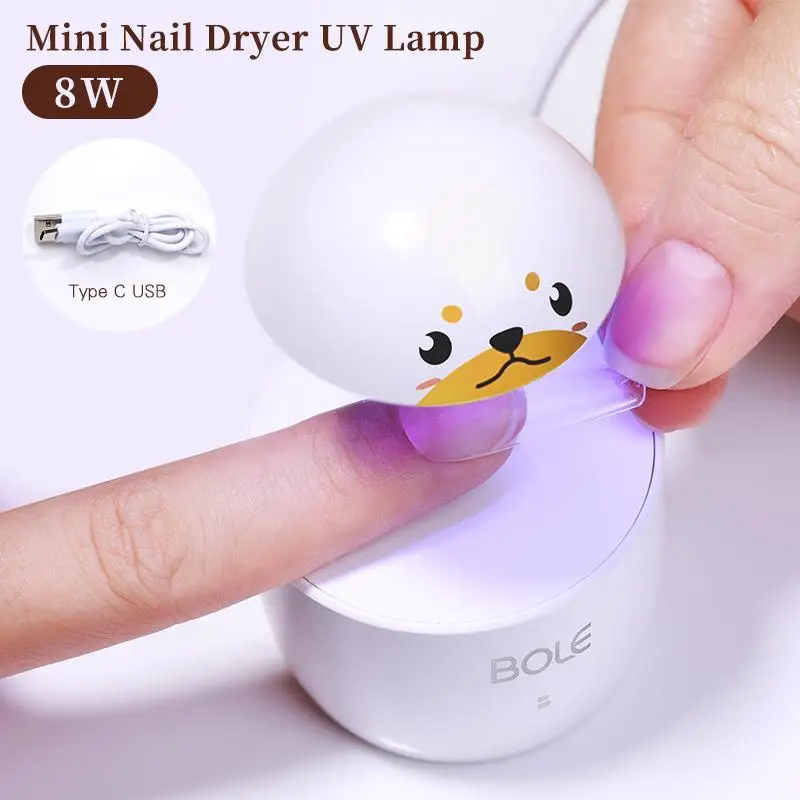 8W Nail Lamp For Manicure UV LED Nail Lamp For Nail Art USB Nail Dryer For Drying Gel Polish Varnish Hybrid Mini Lamp
8W Nail Lamp For Manicure UV LED Nail Lamp For Nail Art USB Nail Dryer For Drying Gel Polish Varnish Hybrid Mini Lamp