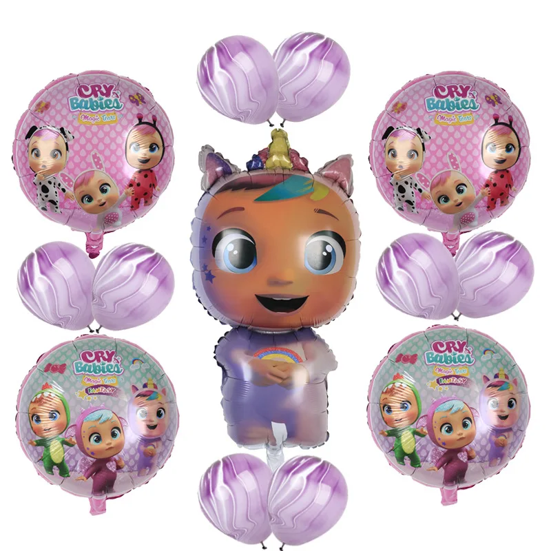 14 шт. Мультяшные плачущие куклы, моделирующие воздушные шары из алюминиевой фольги, детские украшения для дня рождения, набор воздушных шар...
14 шт. Мультяшные плачущие куклы, моделирующие воздушные шары из алюминиевой фольги, детские украшения для дня рождения, набор воздушных шар...