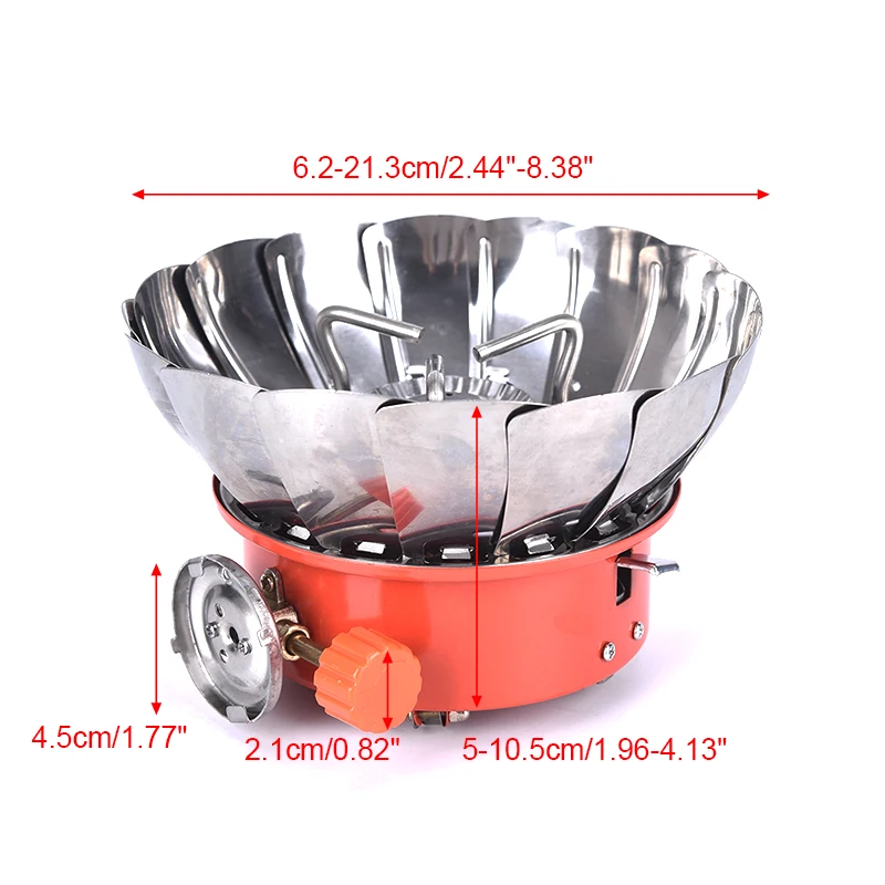 Windproof Stove Cooker Cookware Gas Burners for Camping Picnic Cookout BBQ With Package Box& Bag 
Windproof Stove Cooker Cookware Gas Burners for Camping Picnic Cookout BBQ With Package Box& Bag