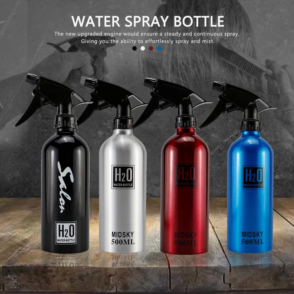 500ML Hairdressing Spray Bottle Empty Bottle Refillable Salon Hairdresser Barber Hair Tools Water Sprayer Aluminum Spray Bottle
500ML Hairdressing Spray Bottle Empty Bottle Refillable Salon Hairdresser Barber Hair Tools Water Sprayer Aluminum Spray Bottle