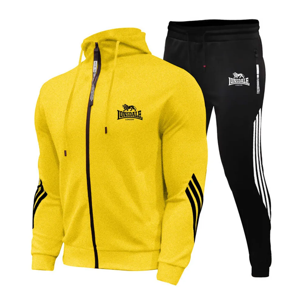 LONSDALE Letter Printing 2021 Spring Autumn New Men's Suit Zipper Outdoor Hooded Personality Trend Men's Hoodie Two-Piece Suit
LONSDALE Letter Printing 2021 Spring Autumn New Men's Suit Zipper Outdoor Hooded Personality Trend Men's Hoodie Two-Piece Suit