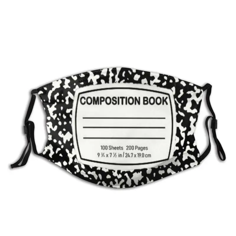 Composition Book Adult Mouth Face Mask Writer Teacher Anti Dust Haze Protection Cover Respirator Mouth-Muffle Mask with Filters
Composition Book Adult Mouth Face Mask Writer Teacher Anti Dust Haze Protection Cover Respirator Mouth-Muffle Mask with Filters