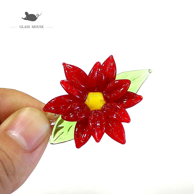 Hanging Miniature Glass Flower Ornament Pendant Fairy Garden Home Decor Supplies Holiday Party Christmas Decoration Accessories 
Hanging Miniature Glass Flower Ornament Pendant Fairy Garden Home Decor Supplies Holiday Party Christmas Decoration Accessories