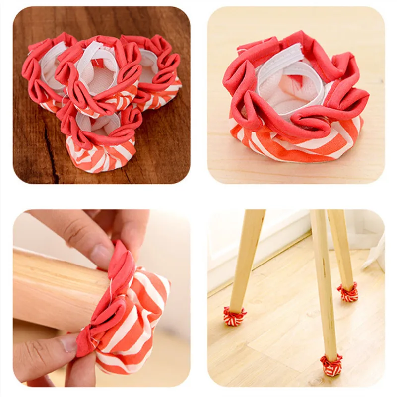 4Pcs Furniture Leg Caps Anti Slip Mat Bumper Damper Cute Feet Rug Cloth Pads Cushions Chair Leg Shackle Table Protector 
4Pcs Furniture Leg Caps Anti Slip Mat Bumper Damper Cute Feet Rug Cloth Pads Cushions Chair Leg Shackle Table Protector