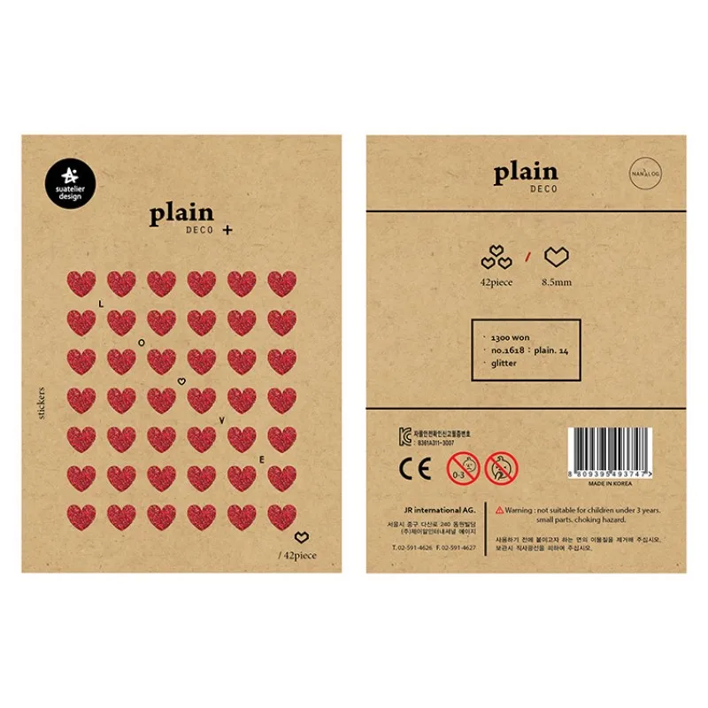 Korea Suatelier Scrapbooking Seal Glitter Heart And Star Book Sticker Stationery DIY Craft Decoration Household Supplies
Korea Suatelier Scrapbooking Seal Glitter Heart And Star Book Sticker Stationery DIY Craft Decoration Household Supplies