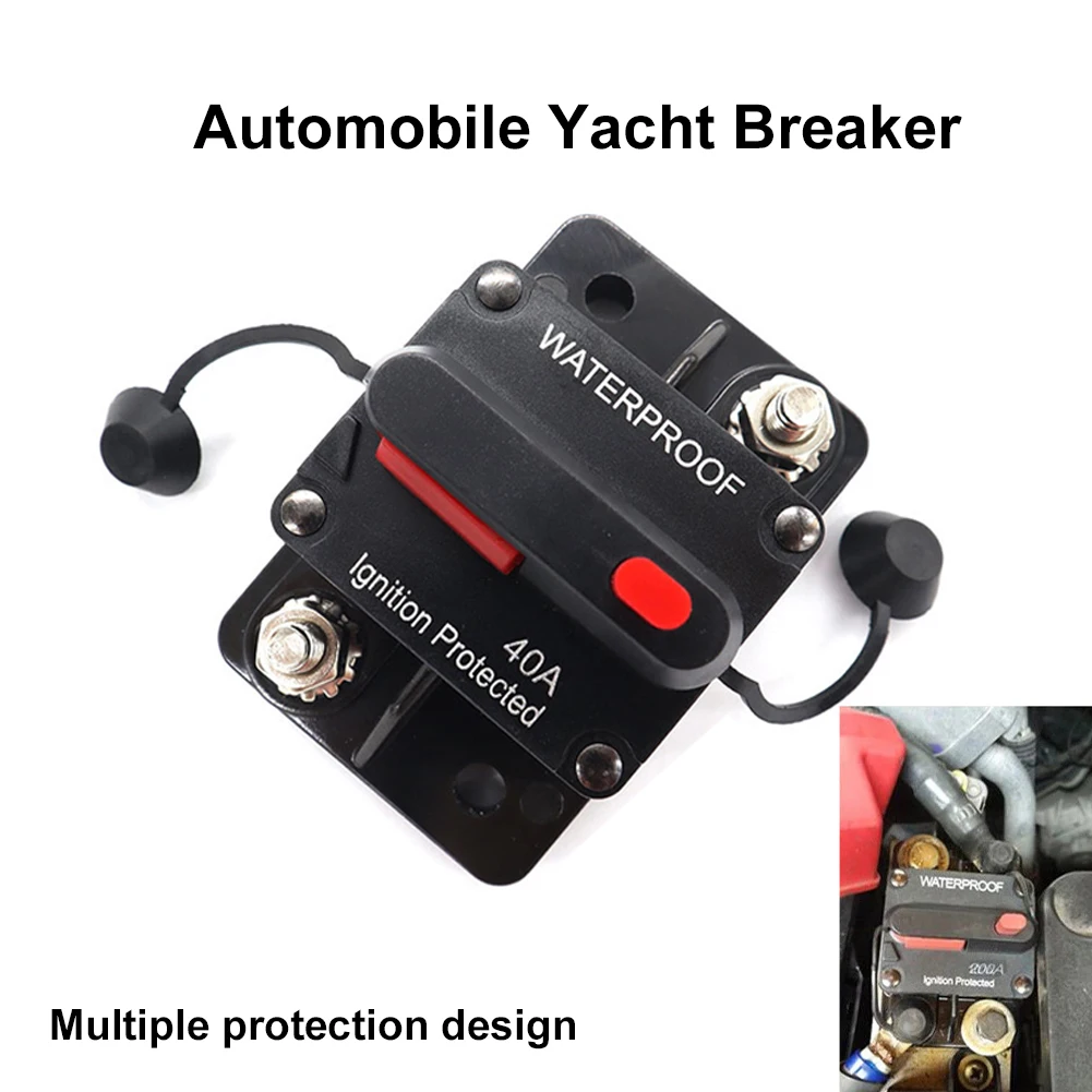 1pcs 30A/40A Circuit Breaker With Manual Reset 12-48V DC Fuse Holder Amp Protection Waterproof For Car Auto RV Truck Boat
1pcs 30A/40A Circuit Breaker With Manual Reset 12-48V DC Fuse Holder Amp Protection Waterproof For Car Auto RV Truck Boat