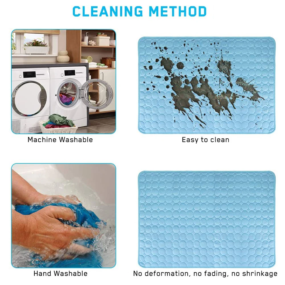 Pet Cooling Pad Chilly Pad Dog Sleeping Mat Dog Summer Blanket Silk Cats Sleep Cushion Pet Supplies for Cats Puppy S/M/L/XL
Pet Cooling Pad Chilly Pad Dog Sleeping Mat Dog Summer Blanket Silk Cats Sleep Cushion Pet Supplies for Cats Puppy S/M/L/XL