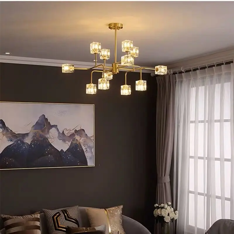 Crystal droplight postmodern contracted sitting room atmosphere lamp light luxury restaurant bedroom lamp is acted the role of c
Crystal droplight postmodern contracted sitting room atmosphere lamp light luxury restaurant bedroom lamp is acted the role of c