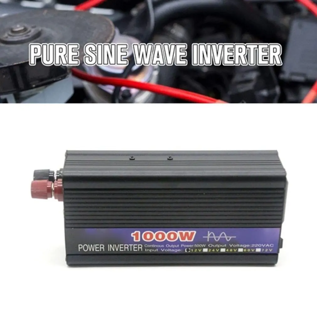 1000w Pure Sine Wave Inverter Smart Power Inverter Single Digital Display Car Inverter Conversion Booster
1000w Pure Sine Wave Inverter Smart Power Inverter Single Digital Display Car Inverter Conversion Booster