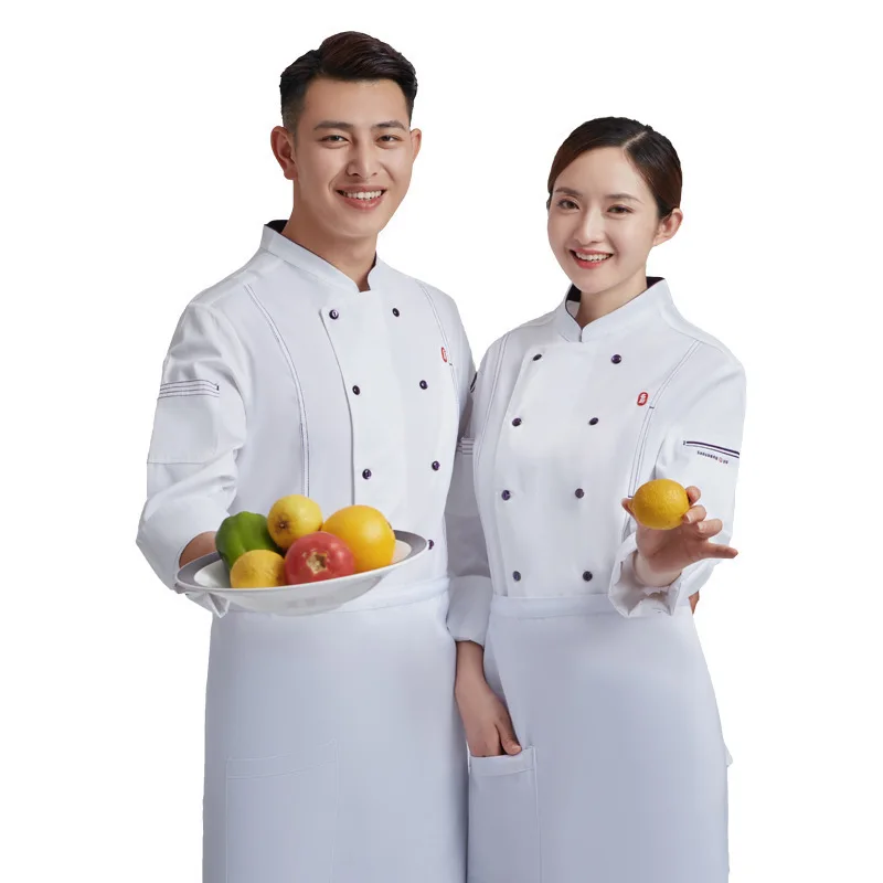 Western Chef Uniform Long Sleeve Autumn Catering Kitchen Tooling Chef Private Custom Men
Western Chef Uniform Long Sleeve Autumn Catering Kitchen Tooling Chef Private Custom Men