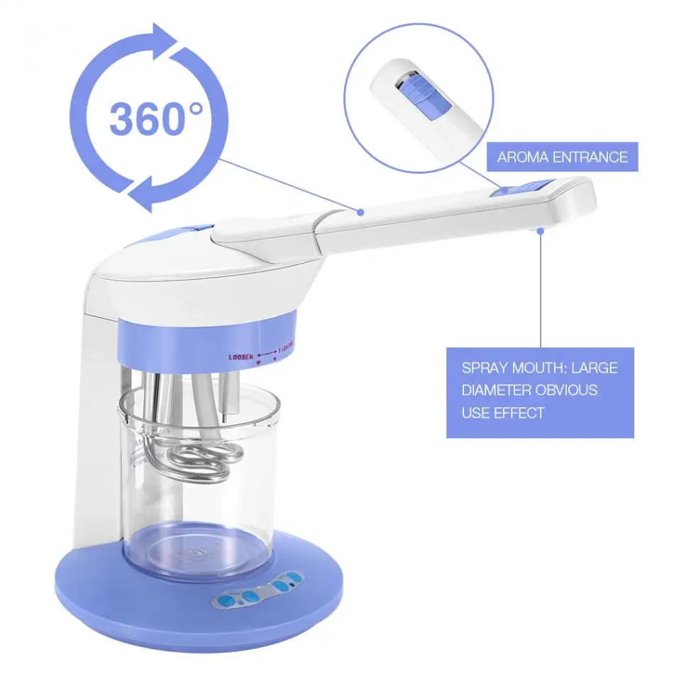 2 In 1 Face Sauna Spa face steamer Professional Ion Vapour Steamer face mist Humidifier face Spa Device
2 In 1 Face Sauna Spa face steamer Professional Ion Vapour Steamer face mist Humidifier face Spa Device