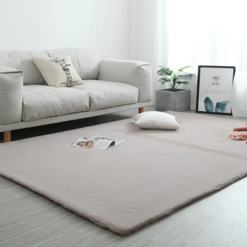Living Room Bedroom Carpet Nordic Light Luxury Rabbit Fur Plush Sofa Cushion Household Soft Non-slip Skin-friendly Carpet
Living Room Bedroom Carpet Nordic Light Luxury Rabbit Fur Plush Sofa Cushion Household Soft Non-slip Skin-friendly Carpet
