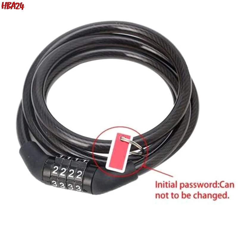 Bike Bicycle Cable Chain Lock Cycling Security 4 Digit Combination Passwordbicycle anti-theft riding equipment
Bike Bicycle Cable Chain Lock Cycling Security 4 Digit Combination Passwordbicycle anti-theft riding equipment