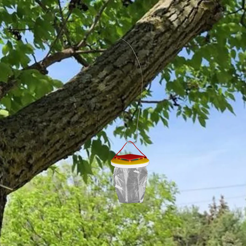 Reusable Garden Wasp Trap Kills Pest Fly Killer Fly Catcher Hanging Outdoor Fly Trap Net Bait Hanging Fly Cage Outdoor Tools
Reusable Garden Wasp Trap Kills Pest Fly Killer Fly Catcher Hanging Outdoor Fly Trap Net Bait Hanging Fly Cage Outdoor Tools