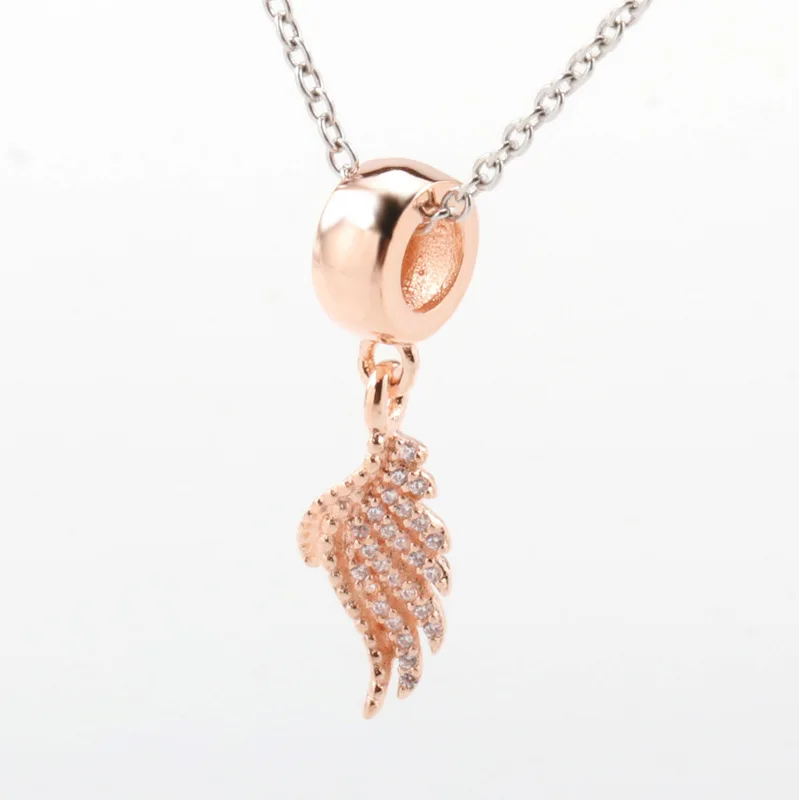 Amas Rose Gold Pendant S925 Sterling Silver Magnificent Feather Pendant, Angel Wings Pendant Women
Amas Rose Gold Pendant S925 Sterling Silver Magnificent Feather Pendant, Angel Wings Pendant Women
