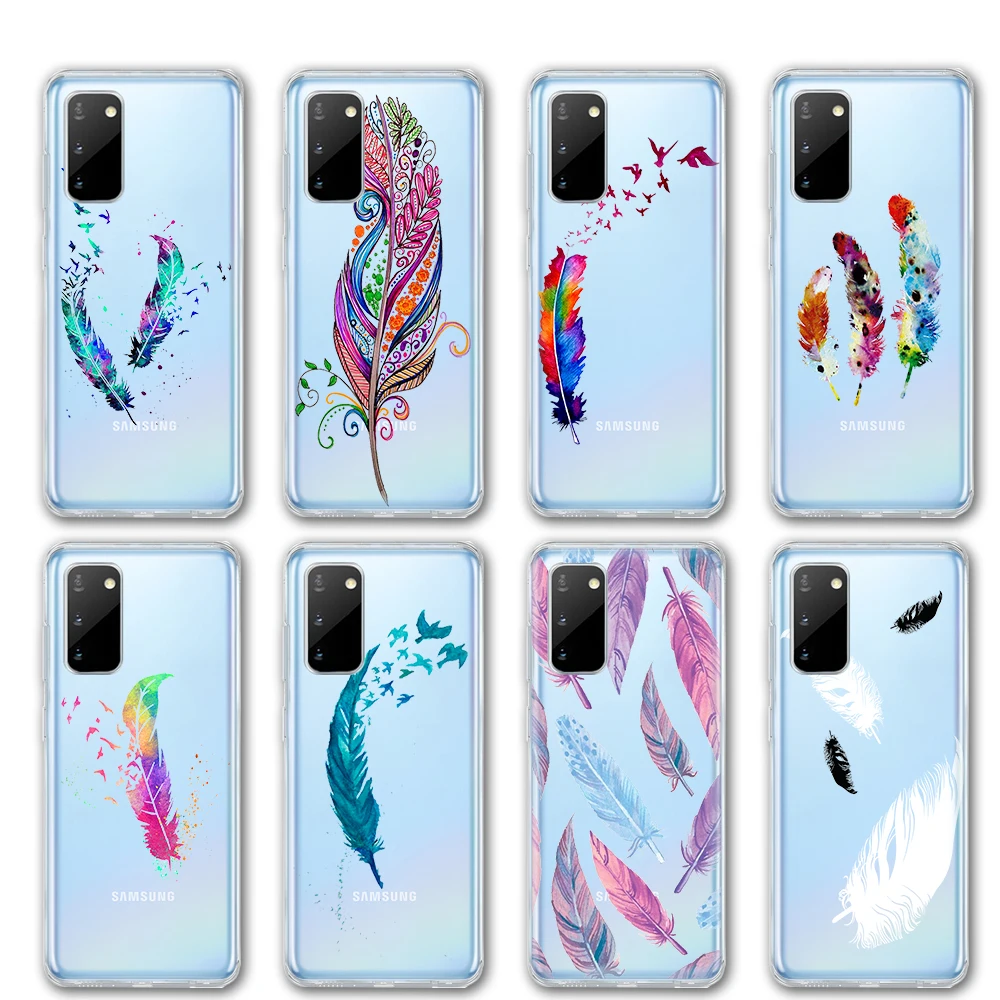 Feather Transparent Case for Samsung Galaxy A52 A72 A71 A51 S20 FE S21 Ultra S10 Plus A50 A31 A70 A32 A41 A21S A42 Soft Case 
Feather Transparent Case for Samsung Galaxy A52 A72 A71 A51 S20 FE S21 Ultra S10 Plus A50 A31 A70 A32 A41 A21S A42 Soft Case
