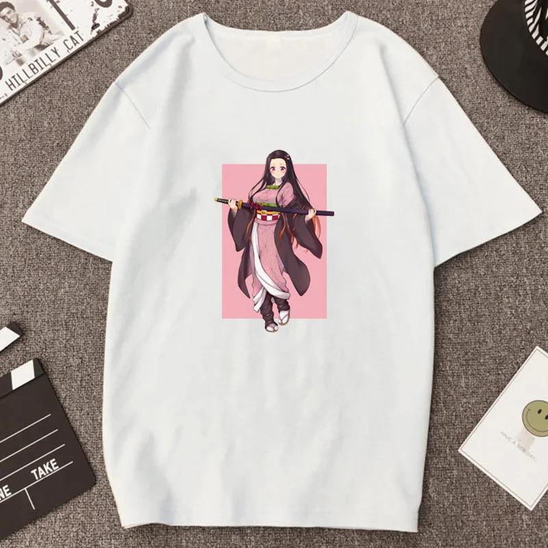Nezuko T-Shirt Men women Cotton Cartoon Demon Slayer Kimetsu No Yaiba Tanjiro Kamado Anime Manga TShirt Tees Harajuku Loose Tops
Nezuko T-Shirt Men women Cotton Cartoon Demon Slayer Kimetsu No Yaiba Tanjiro Kamado Anime Manga TShirt Tees Harajuku Loose Tops