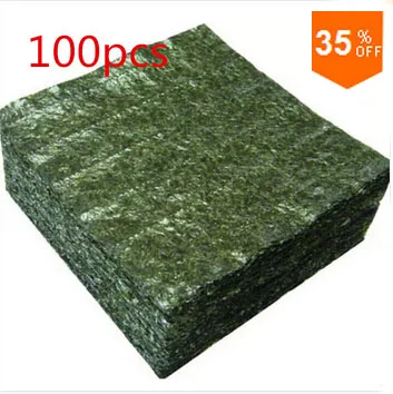 100 шт. = 2 пакета, листы нори для суши, оптовая продажа, Качество ААА, 100 нарезанные темно-зеленые вторичные выпечки Нори Суши algues, топ Нори Суши
100 шт. = 2 пакета, листы нори для суши, оптовая продажа, Качество ААА, 100 нарезанные темно-зеленые вторичные выпечки Нори Суши algues, топ Нори Суши