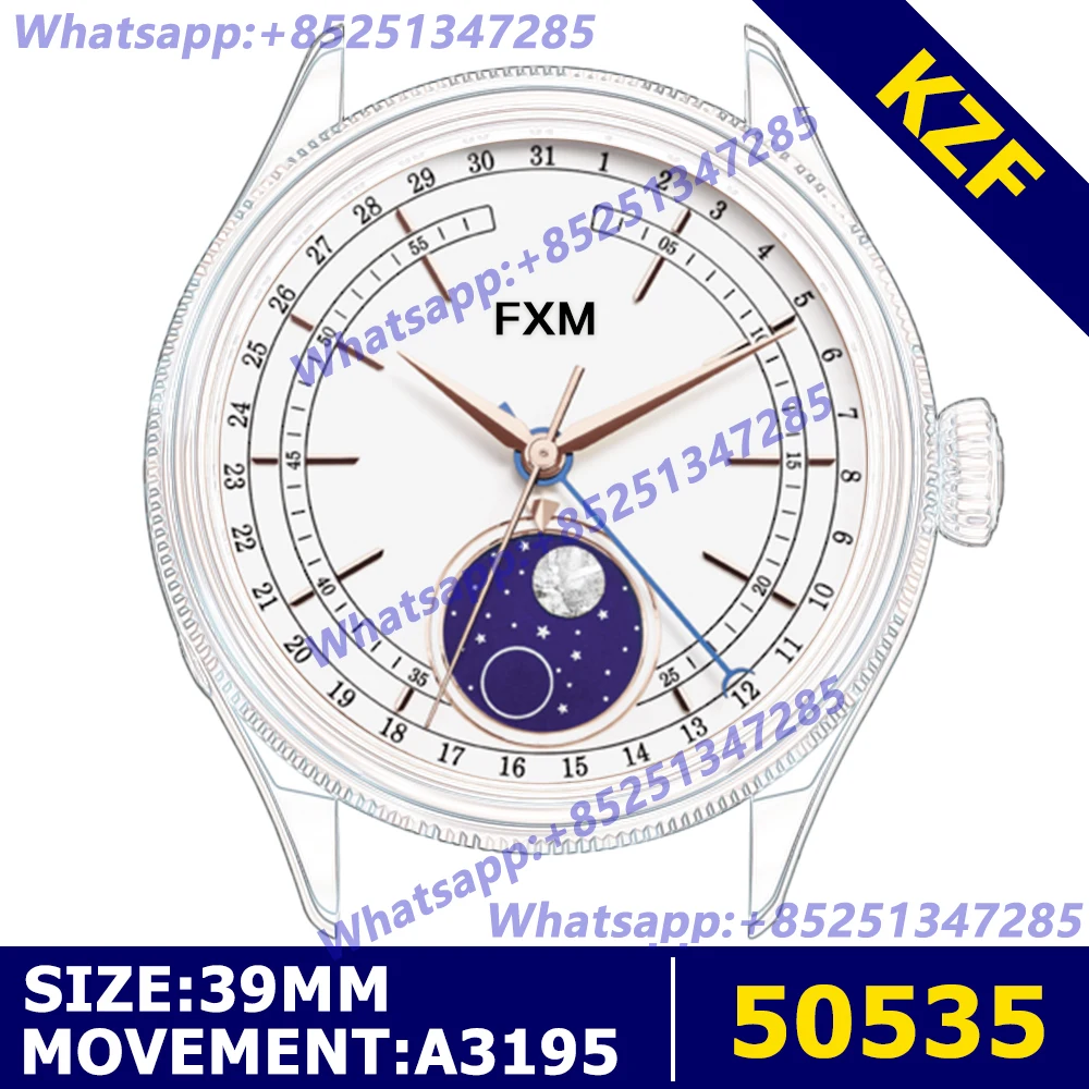 Men's Automatic Mechanical Top Luxury Watch Cellini 50535 Moonphase RG KZF 1:1 Best Edition 904L AAA Replica Super Clone Sports
Men's Automatic Mechanical Top Luxury Watch Cellini 50535 Moonphase RG KZF 1:1 Best Edition 904L AAA Replica Super Clone Sports